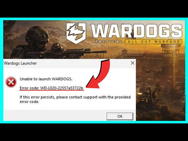 Fix WARDOGS Launcher Error Code WD-L020