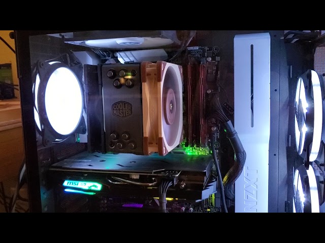 Replaced the stock fan on my Hyper 212 with a Noctua NF-A12x25 for my Ryzen 2700x - JUST BECAUSE