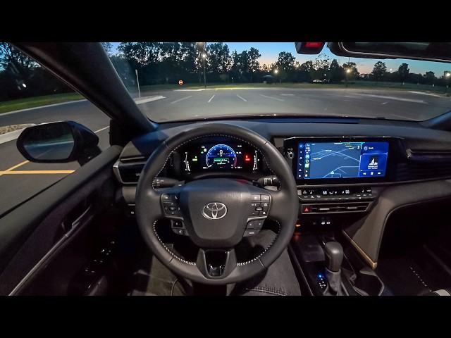 2026 Toyota Camry SE Nightshade - POV Night Drive (Binaural Audio)