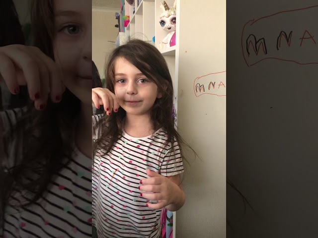 Eva singing Katie Sky - I See Your Monsters 🎶 #shorts