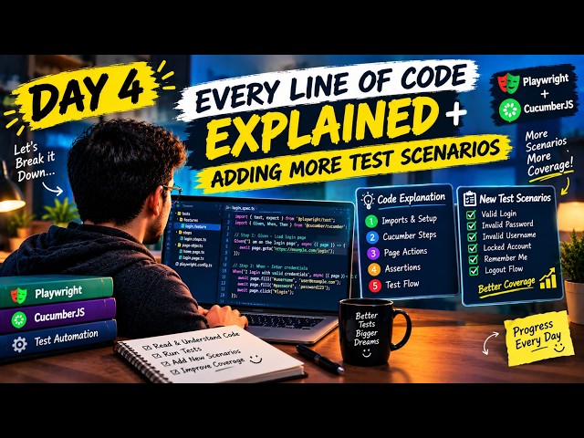 Every Line of Code Explained + Adding More Test Scenarios : Day 4