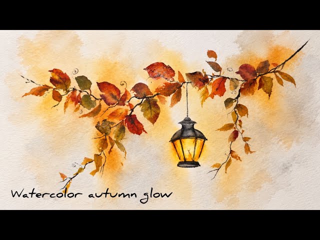 Turning Simple Leaves into Autumn Magic / beginners tutorial 