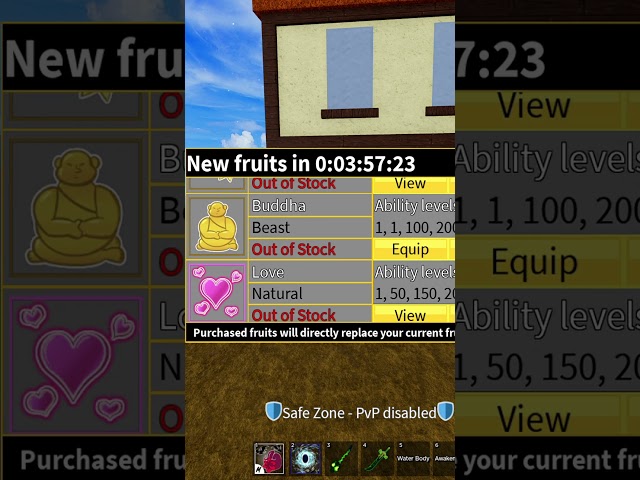 OMG.! DOUGH FRUIT IN STOCK IN BLOX FRUITS #shorts #bloxfruits #bloxfruitsupdate20 #roblox