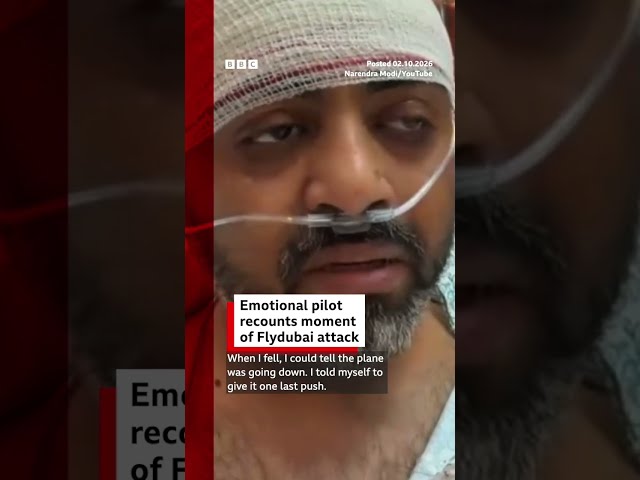 Emotional pilot recounts moment of Flydubai attack. #BBCNews