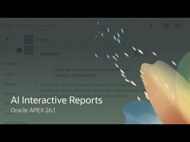 Talk to Your Data, Trust the Result: Oracle APEX AI Interactive Reports
