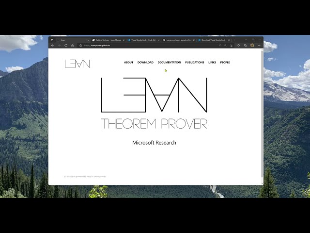 Getting Started with Lean 4 in Visual Studio Code