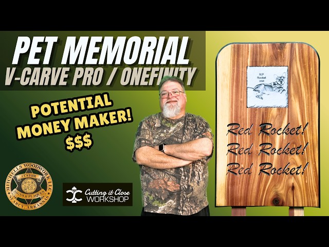 How I Made a Pet Memorial Headstone on My CNC (Full VCarve Pro Tutorial)