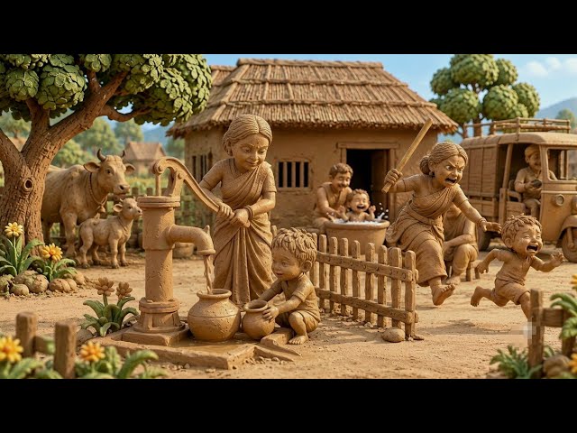 12 Cute Tiny Kitchen Set Diy Making | Amezing clayart | All Kitchen Set Mitti Bartan🏠Miniature House