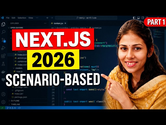 Next.js Scenario Based Interview Questions 2026 Part-1 | Beginner to Advanced | Real Interview Qu...
