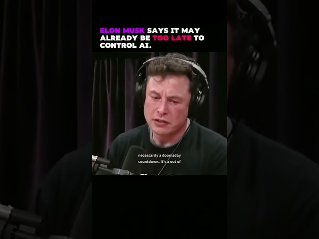 Elon Musk: Why It’s Already Too Late to Control AI