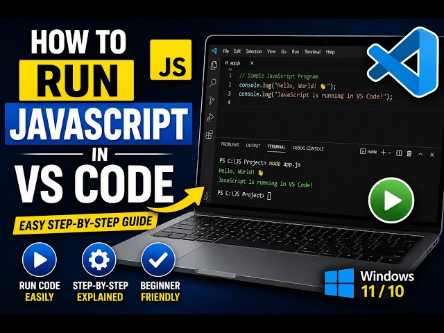 How to Run JavaScript Code in VS Code on Windows 11 & 10