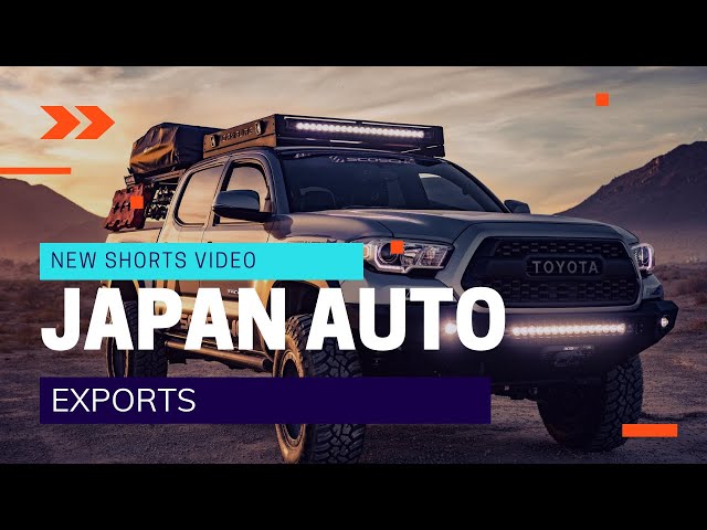 Japanese Automobile Exports | Japan's Main Export Products #shorts