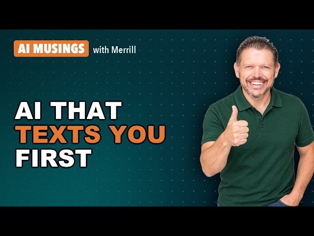 This AI Texts You First. Instinct Is Invite-Only (Here's My Link) | AI Musings with Merrill