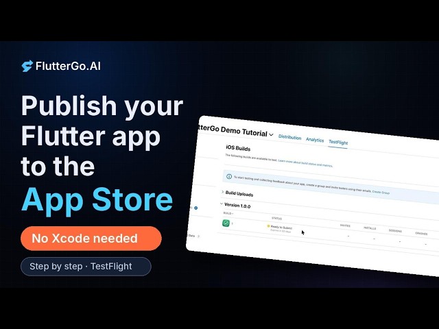 From Chat to a Real Flutter App in 35 Seconds | FlutterGo.AI