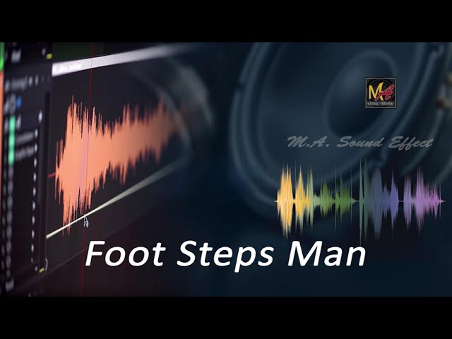 Foot steps man - sound effect