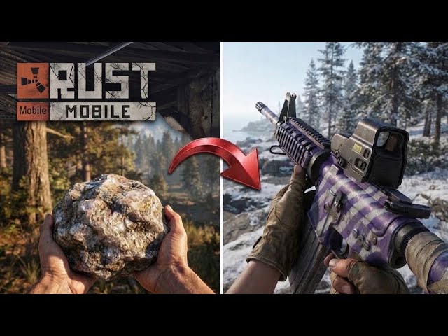 Rust Mobile Gameplay - | Attacked My base | 