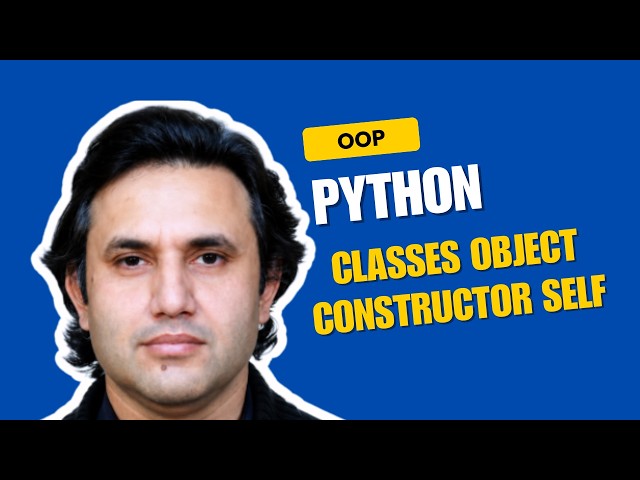 Object Oriented Programming with Python - 03 Classes Objects Constructor and self