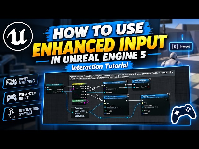 HOW TO USE ENHANCED INPUT IN UNREAL ENGINE 5 | Interaction Tutorial