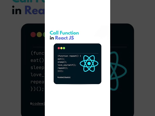 React JS Function Call Explained in 60 Seconds | JavaScript Logic Made Simple #reactjs