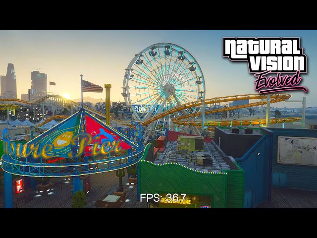 NaturalVision: Evolved ✪ GTA 5 4K Ultra Settings 🔥 GTX™1080 & & i7-5930k Benchmark FPS