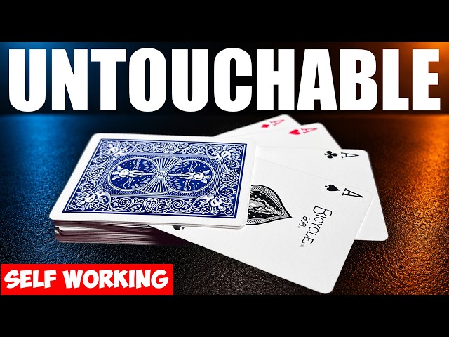 Find The Aces WITHOUT EVER Touching The Deck [SELF WORKING]