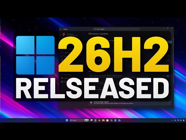 Windows 11 26H2: Force Install from 25H2 or 24H2 (Official) | Easiest Upgrade Process