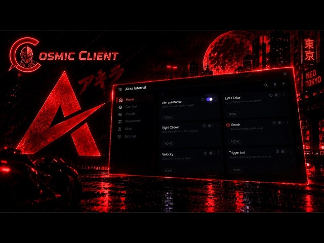 THE BEST AND ONLY COSMIC CLIENT CHEAT AKIRA Cosmic JNI.