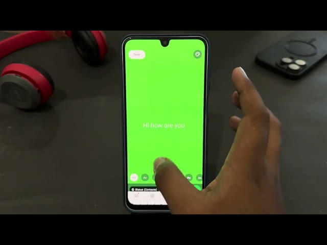 Gekleurde tekst toevoegen aan je WhatsApp-status