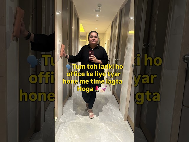 Time to get ready for office 😂 #office #womenpower #dressuptime #quick #womens #classy #skillfully