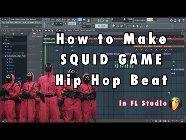 How to Make SQUID GAME Hip Hop Beat in FL Studio || Easy