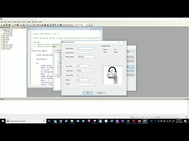 Epson T3 SCARA Robot Video Lecture