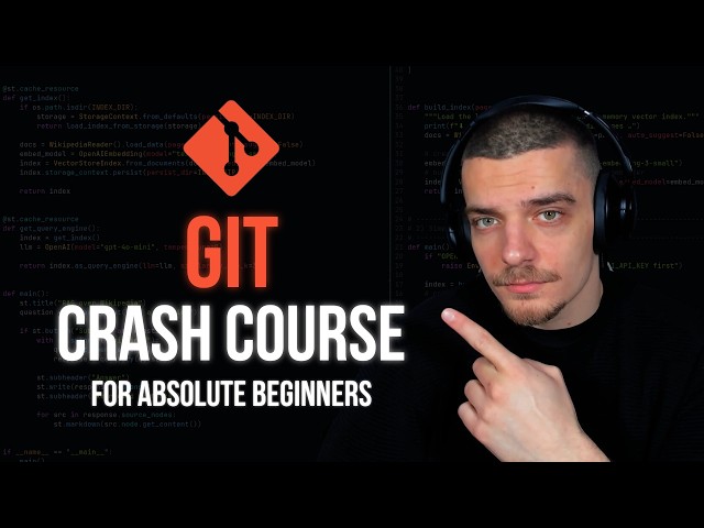 Git Crash Course - Full Tutorial For Beginners