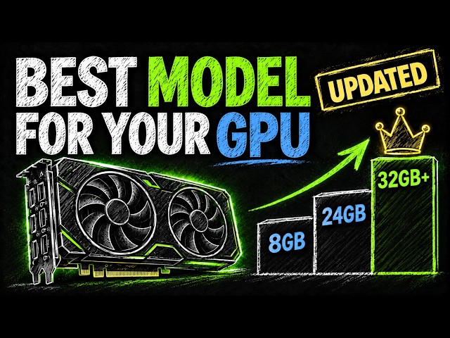 Best Local AI Model for EVERY GPU (8GB to 512GB+)