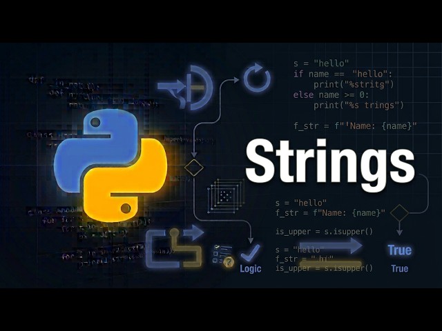 Python Strings Explained — Indexing, Slicing & F-Strings | Python Course Module 3, Topic 1