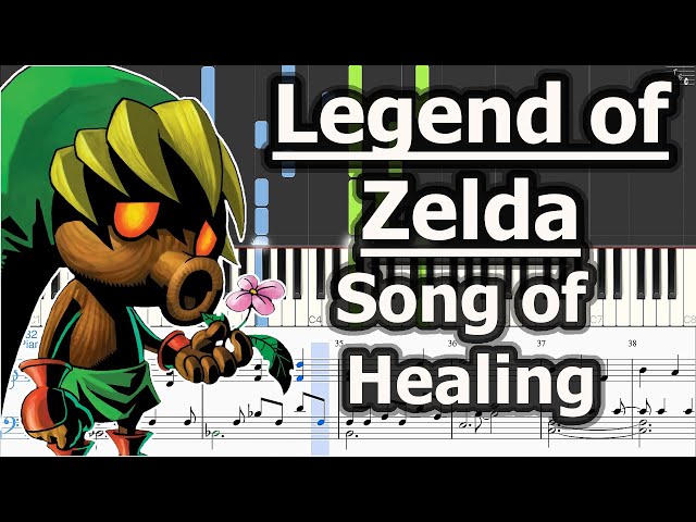 The Legend of Zelda - Song of Healing | Piano Tutorial | Synthesia | Sheet Music