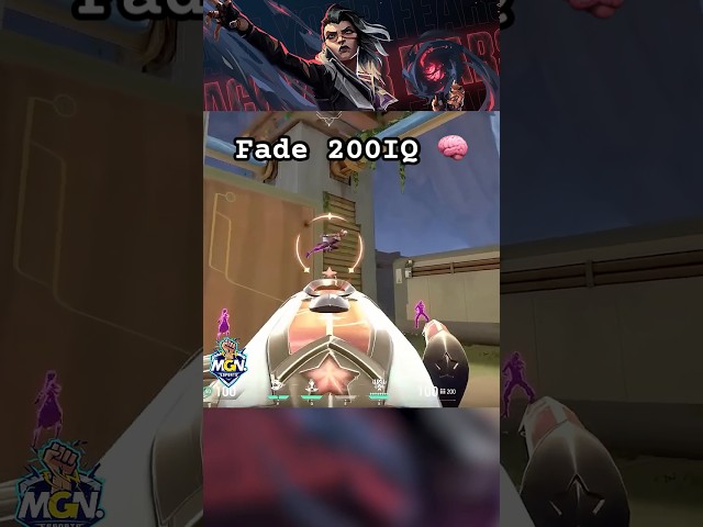 Fade 200 IQ Lineup 🧠 Defend Map Abyss Easily | Valorant Tips Tricks