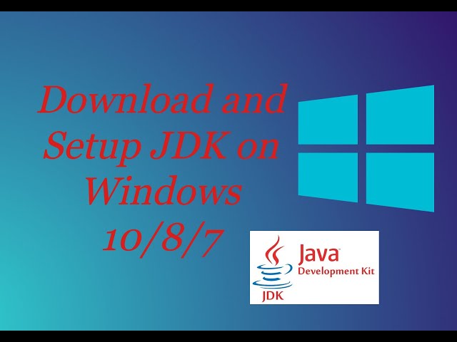 Download and install JDK on windows 10 (2020)