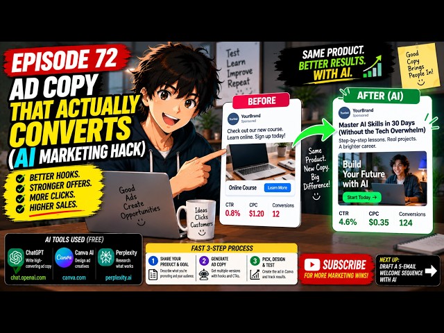 Ad Copy That Actually Converts (AI Marketing Hack)