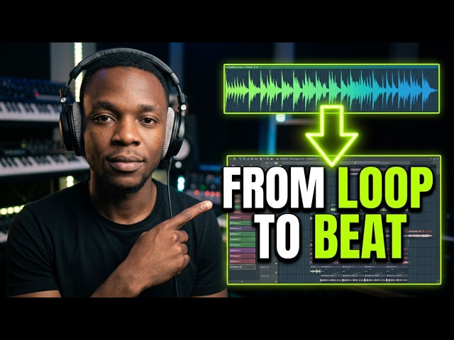 How to Turn Any Loop into a Full Beat  ( FL STUDIES BEGINNERS TUTORIAL)