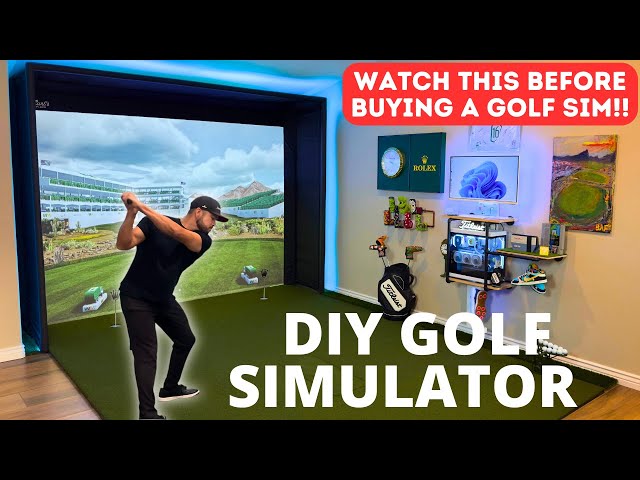 How To Build Your Dream Golf Simulator To Fit Your Space & Budget | Don't Overspend | Easy DIY Guide