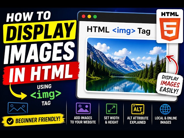 how to use image tag in html