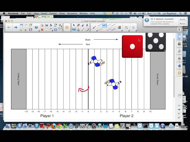 Directions for How to Play Math Football