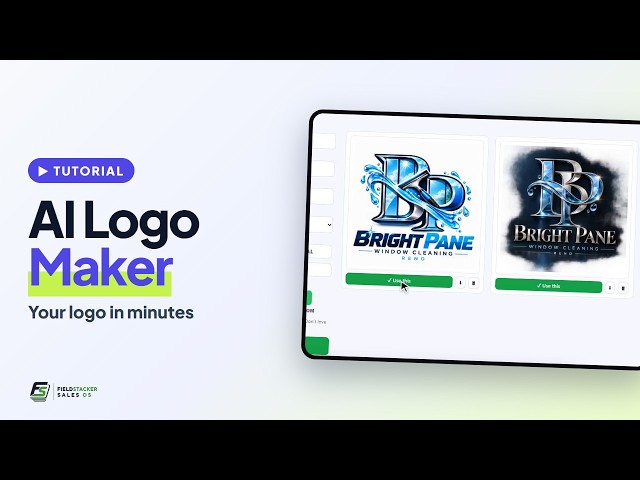 AI Logo Maker for Home Service Businesses — Make Your Logo in Minutes | FieldStacker