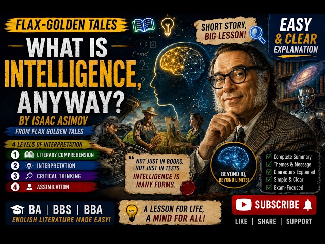 What is Intelligence, Anyway? Explained in Nepali | Flax-Golden Tales