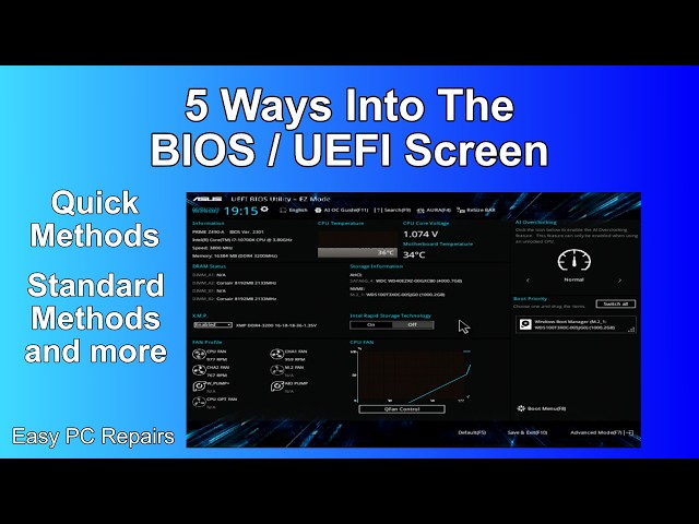 5 Ways To Get Into The BIOS / UEFI Screen