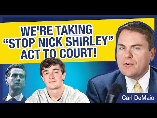 We're Taking the "Stop Nick Shirley Act" to Court!