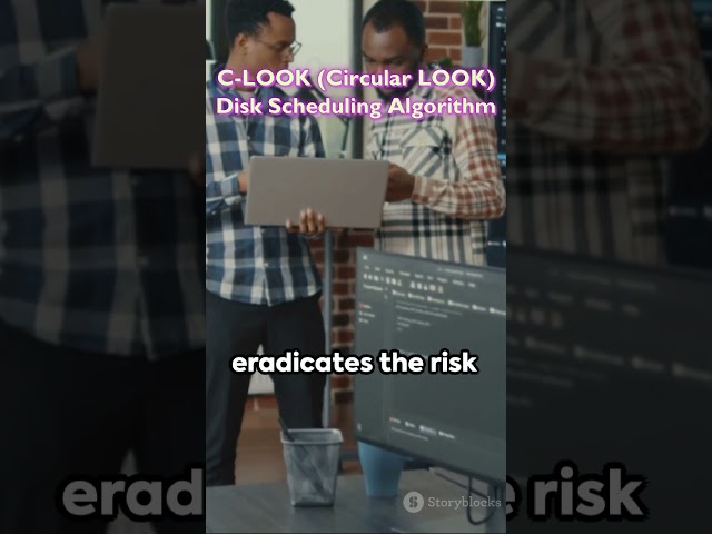 Circular-LOOK (C-LOOK) Disk Scheduling Algorithm | Operating Systems #computer #shorts