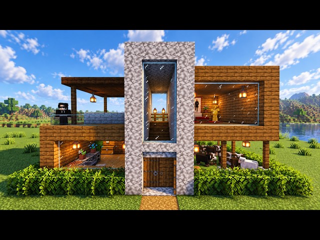 The Best Modern Starter House You Can Build in Minecraft 🏠