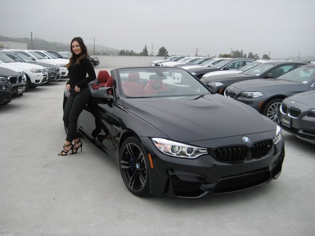 New BMW M4 CONVERTIBLE / Exhaust Sound / 19" Black M Wheels / BMW Review
