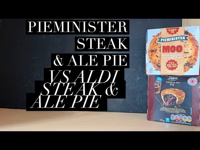 Pieminister Moo Beef & Craft Ale Pie Vs Aldi Deluxe Steak & Ale Pie , Steak & Craft Beer Pie Review